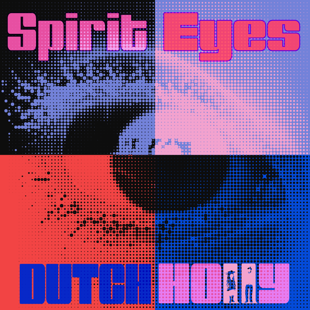 Indie Electronic duo Dutch Holly's June 17th 2026 Single Artwork "Spirit Eyes"