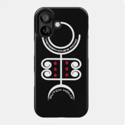 Persephone's Picnic dark sigil phone case