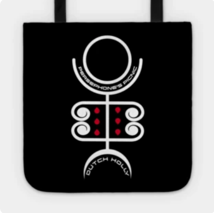 Persephone's Picnic sigil tote bag